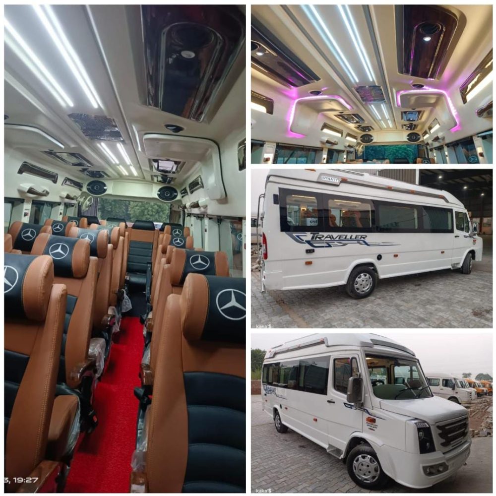 16+ TEMPO TRAVELLER Explore wide range of cabs